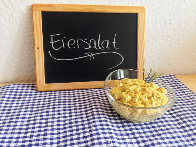 Eiersalat – Aromatisch mit Curry und Schnittlauch