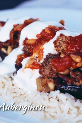Gefüllte Auberginen