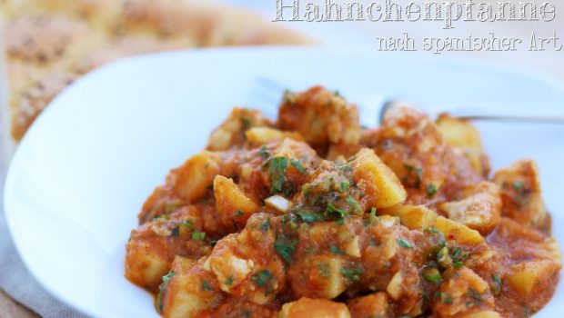 Spanische Hähnchenpfanne