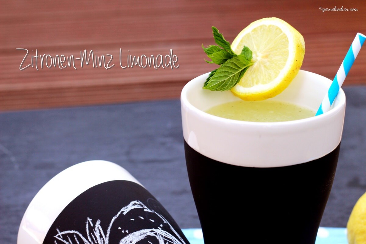 Zitronen-Minz Limonade für die heißen Sommertage