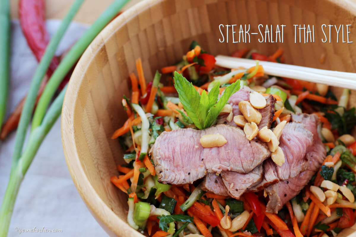 Steak-Salat Thai Style