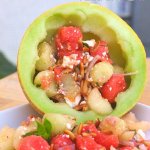 Melone-Feta-Salat