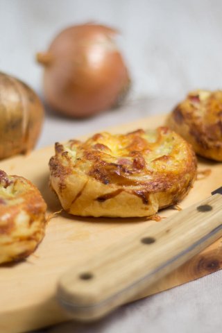 Flammkuchenschnecken