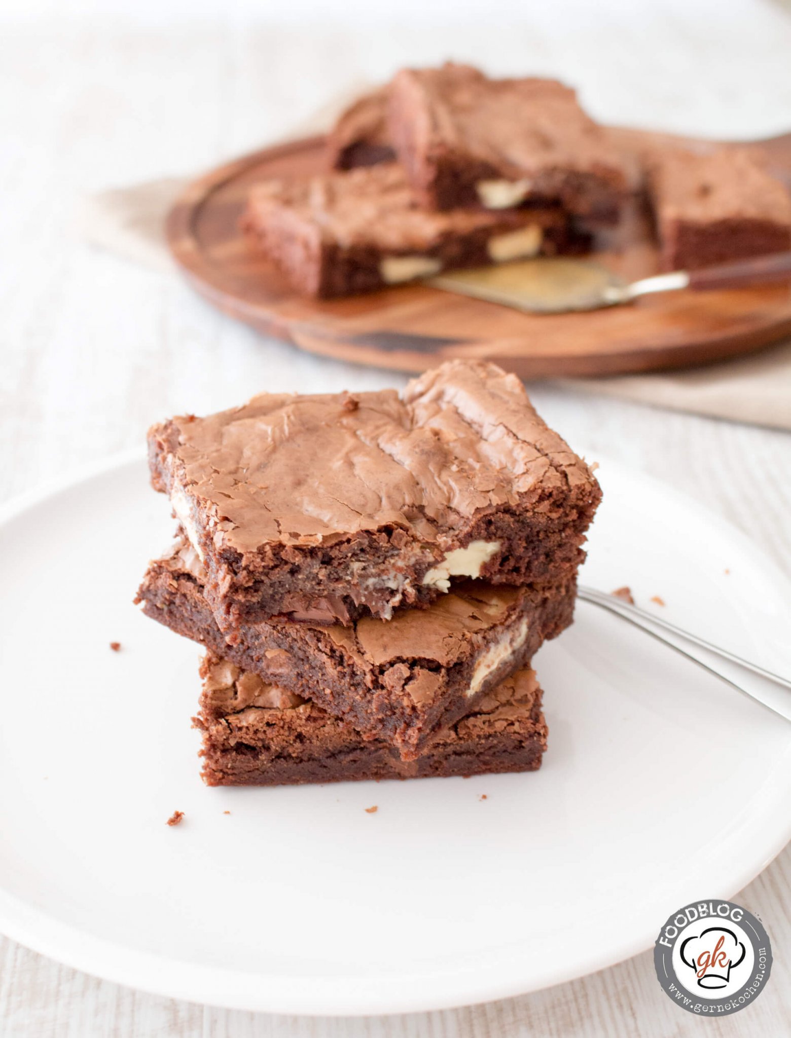 Rezept: Nuss-Nougat-Brownies: Death by chocolate