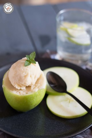 Apfel Gin Sorbet