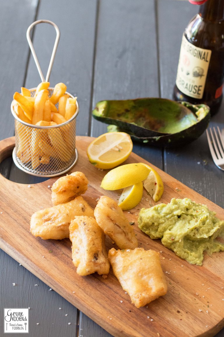 Curry Backfisch mit Avocado-Remoulade – Fish & Chips mal anders