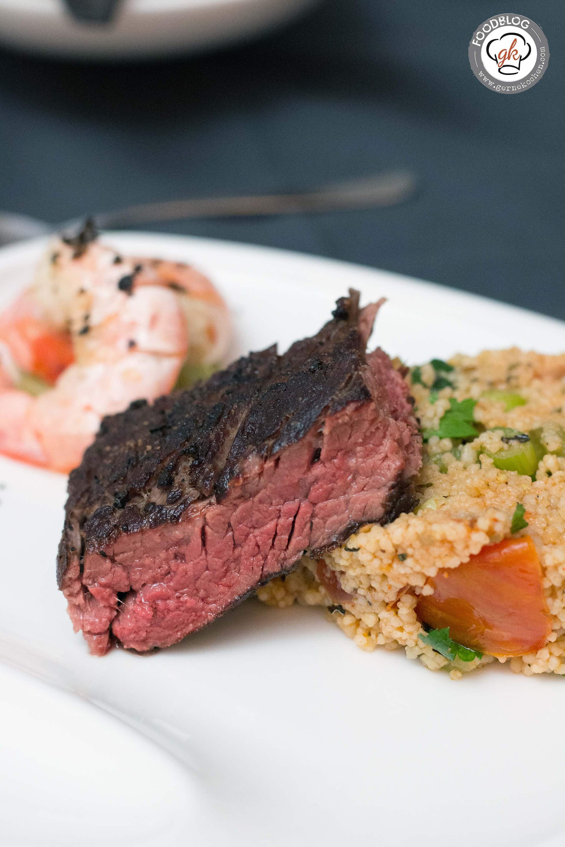 Rezept US Flanksteak SousVide fermentierten Kampot Gernekochen