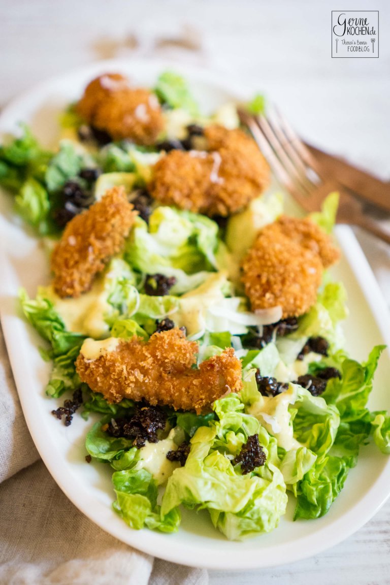 Caesar Salad mit Pumpernickelcrunch – Wenn AEG einlädt