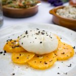 Burrata mit Orangen