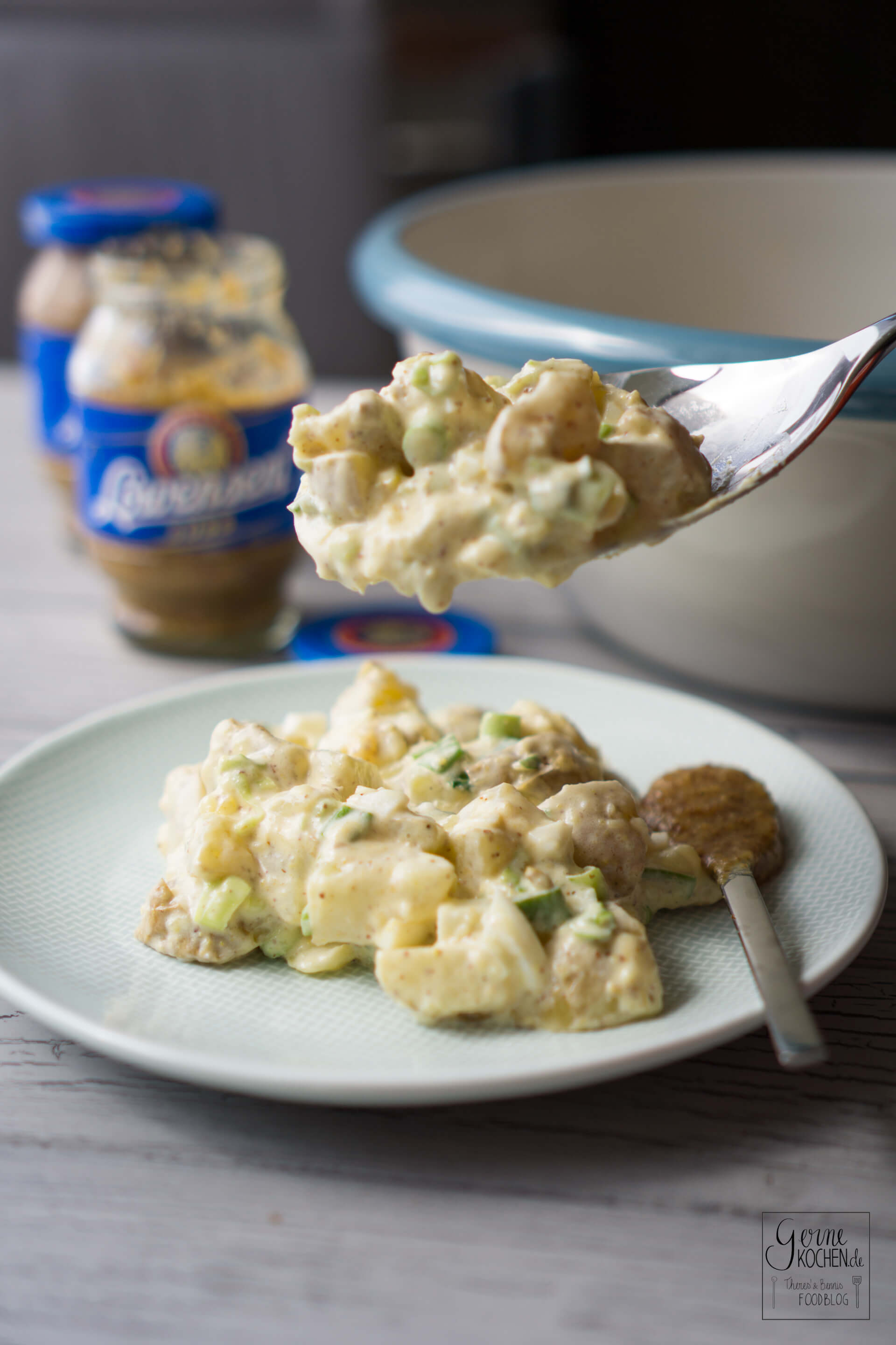 Rezept: Kartoffelsalat mit süßem Senf - gernekochen.de