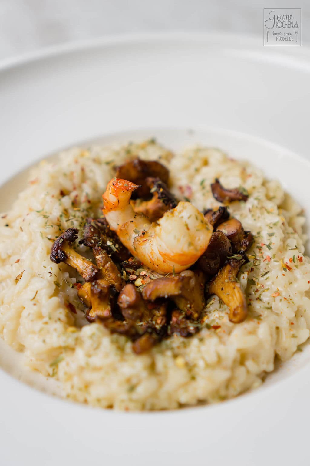 Rezept Risotto mit Pfifferlingen, Gruyère und Noilly Prat