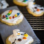 melted snowman cookies geschmolzene schneemannkekse