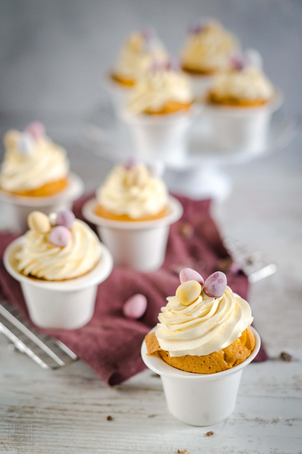 Eierlikör Cupcakes - perfekt zu Ostern - Gernekochen.de Eierlikör Cupcakes - perfekt zu Ostern - Gernekochen.de