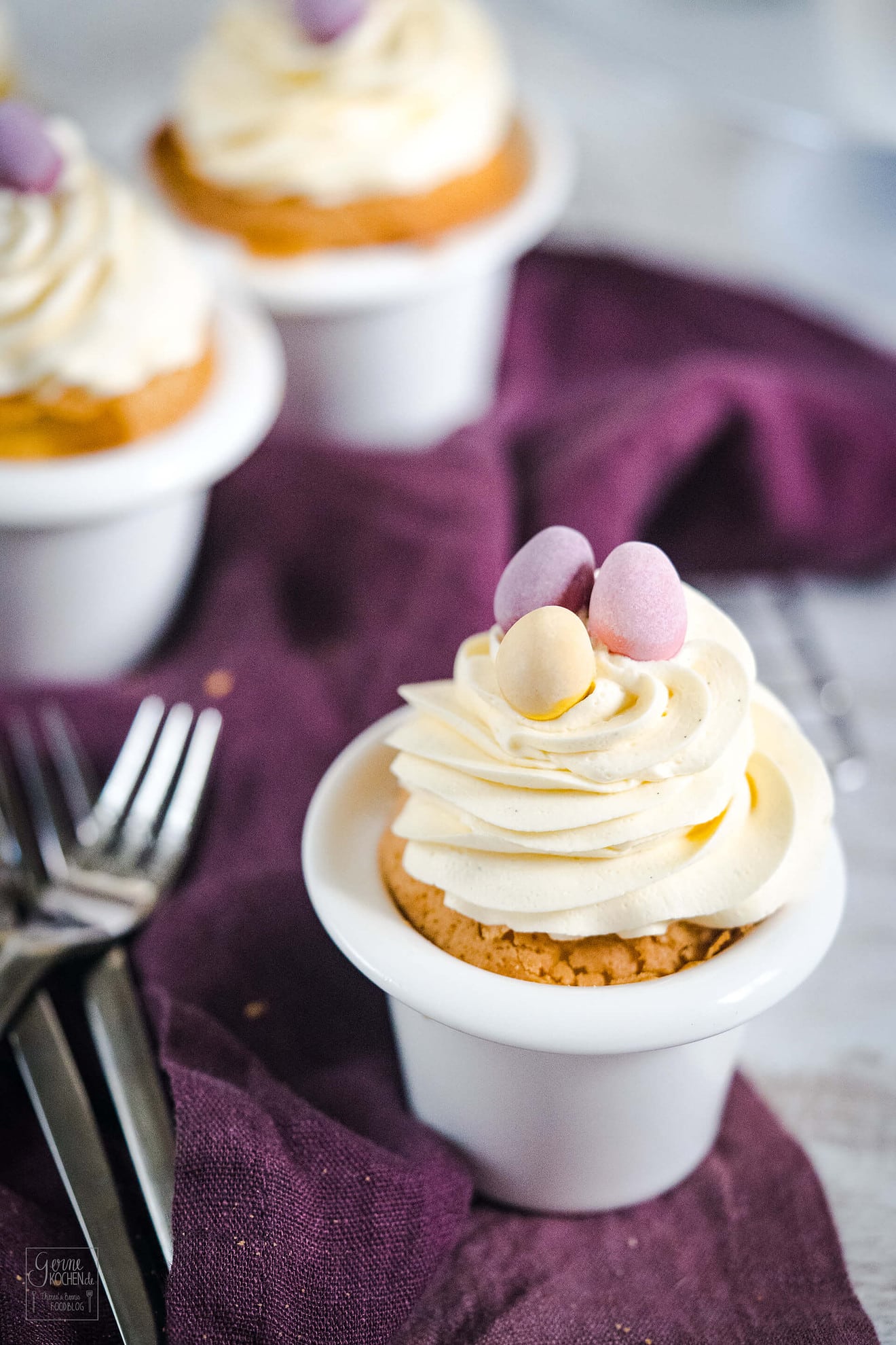 Eierlikör Cupcakes - perfekt zu Ostern - Gernekochen.de Eierlikör Cupcakes - perfekt zu Ostern - Gernekochen.de