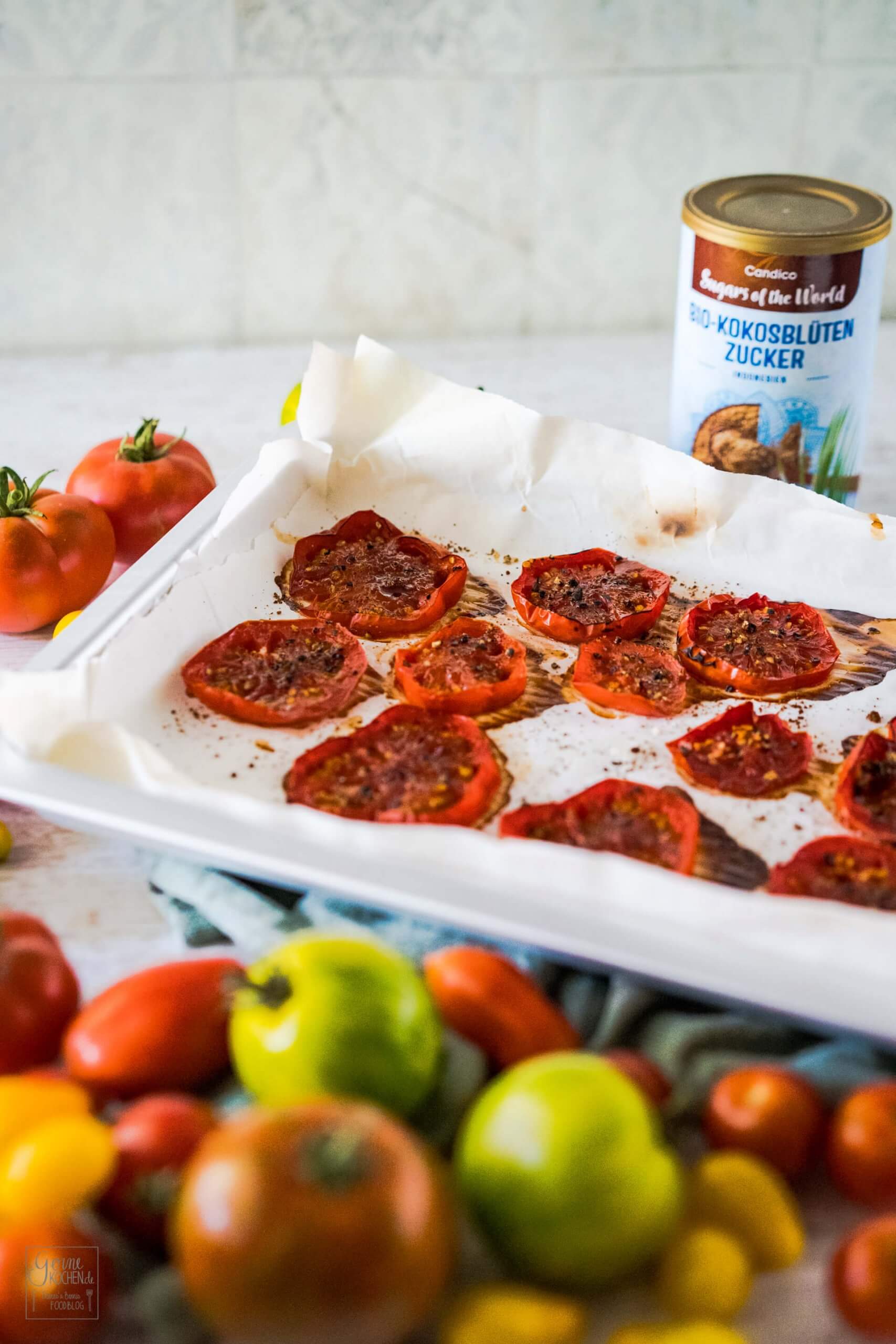 Karamellisierte Tomaten mit Kokosblütenzucker - Unser Rezept
