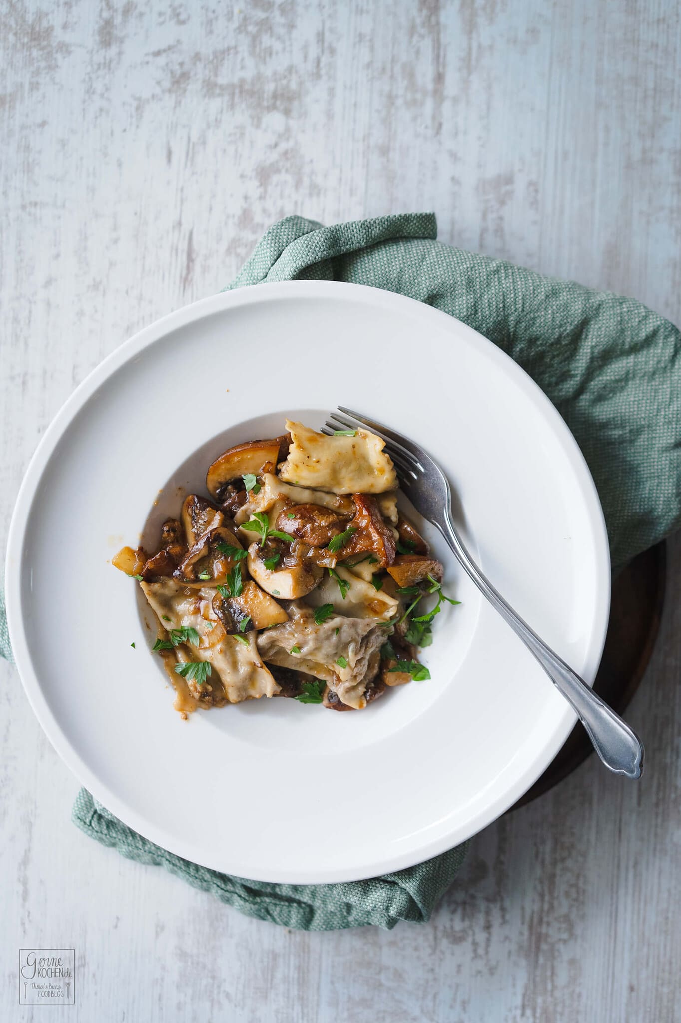 Agnolotti mit Beef Wellington Füllung Rezept von Gernekochen.de