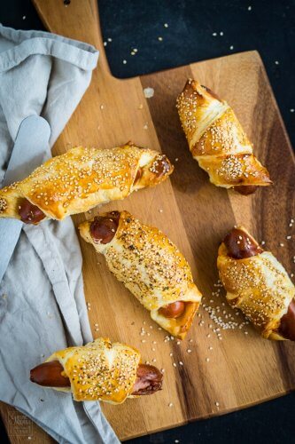 Hot Dog Croissants