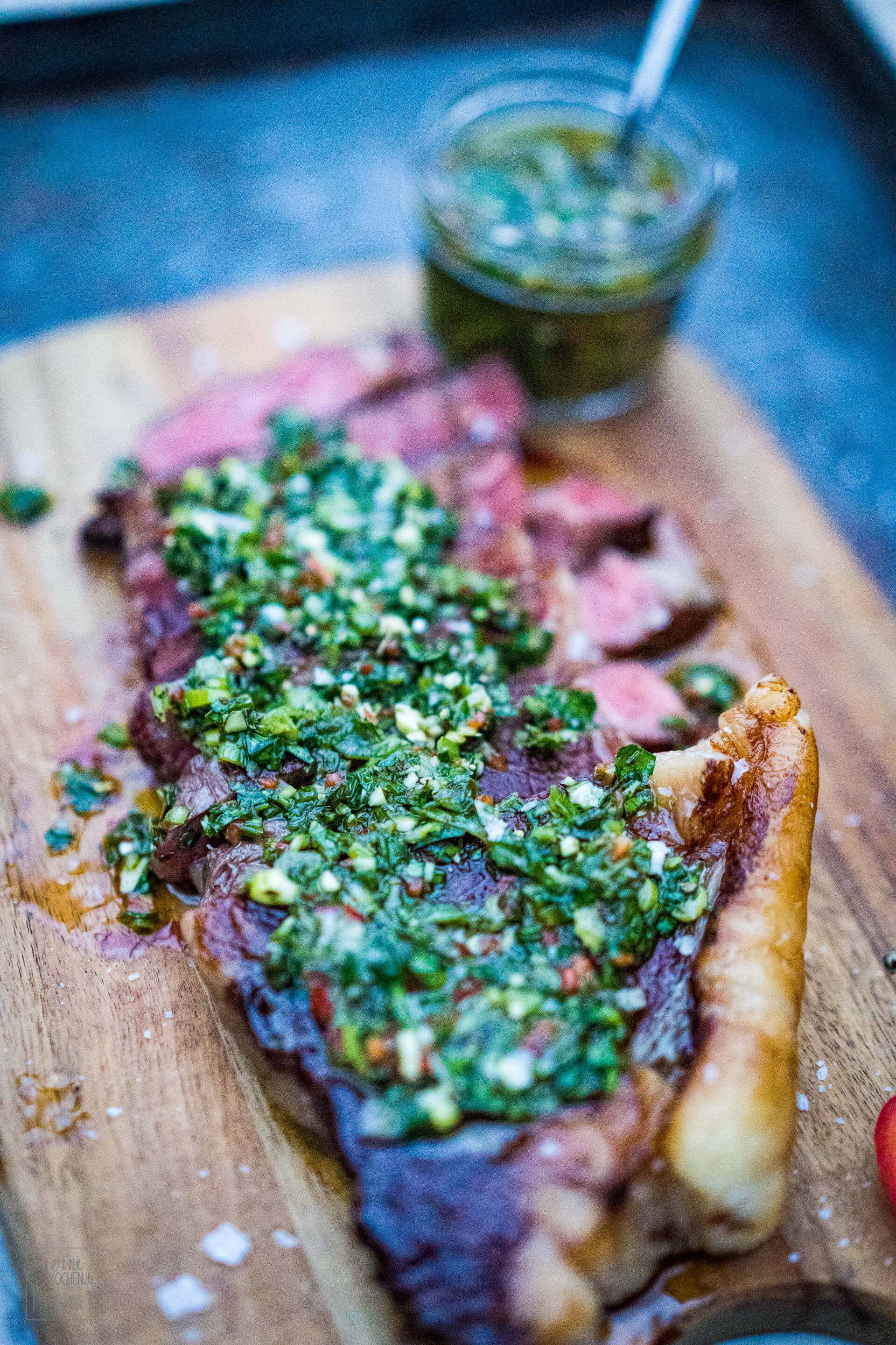 Chimichurri Sauce perfekt für Steaks ein Rezept von Gernekochen.de