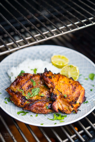 asiatische Hähnchenschenkel