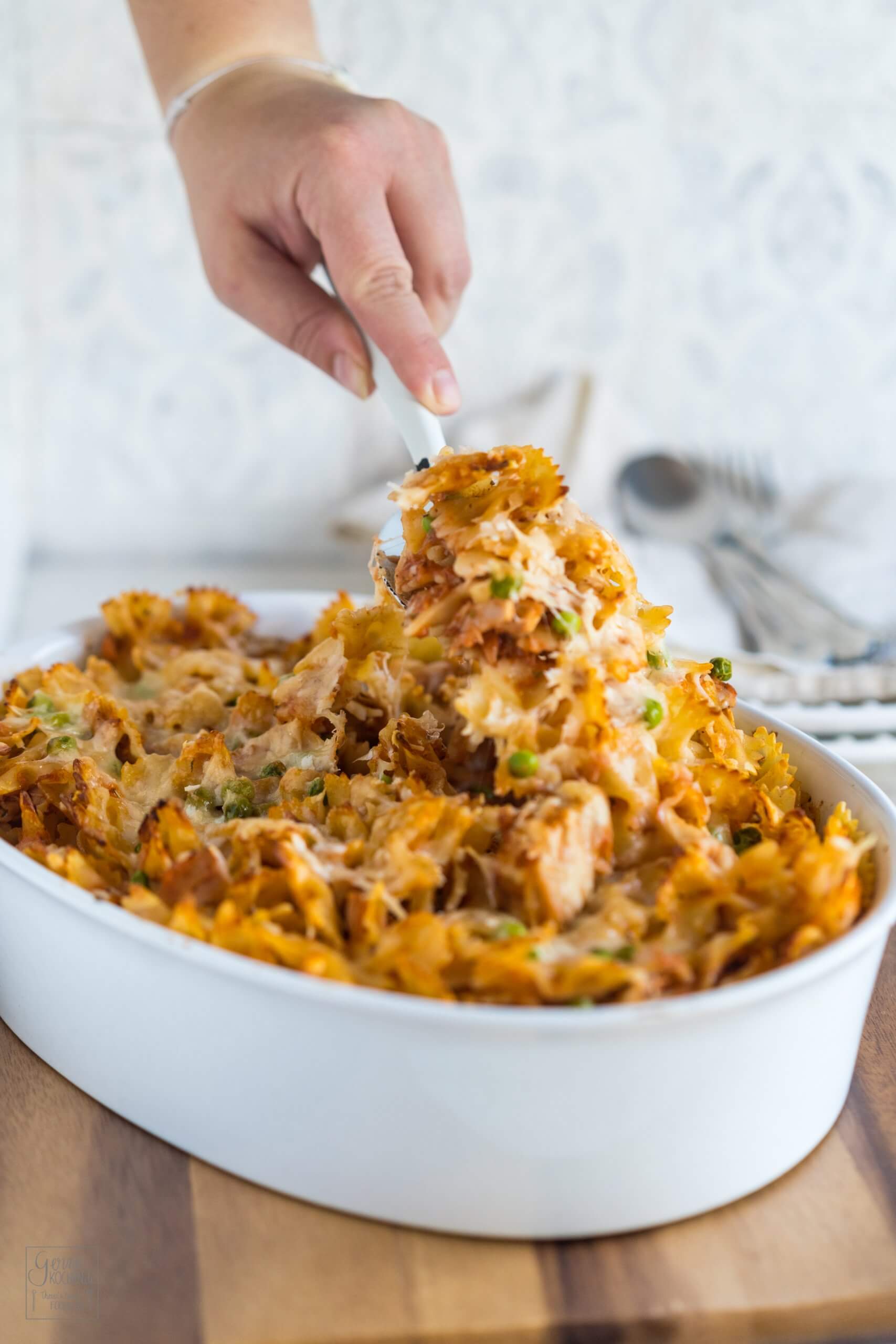 Thunfisch-Nudelauflauf - Rezept von Gernekochen.de Thunfisch-Nudelauflauf - Rezept von Gernekochen.de