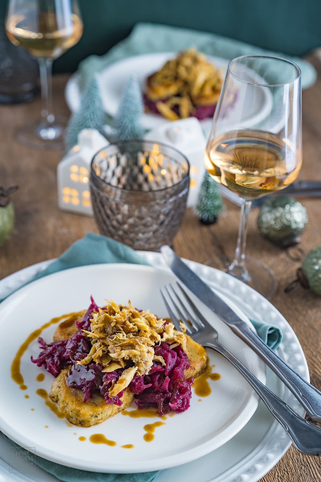 Knusprig zarte Gä&rsquo;nsekeule - Rezept von Gernekochen.de