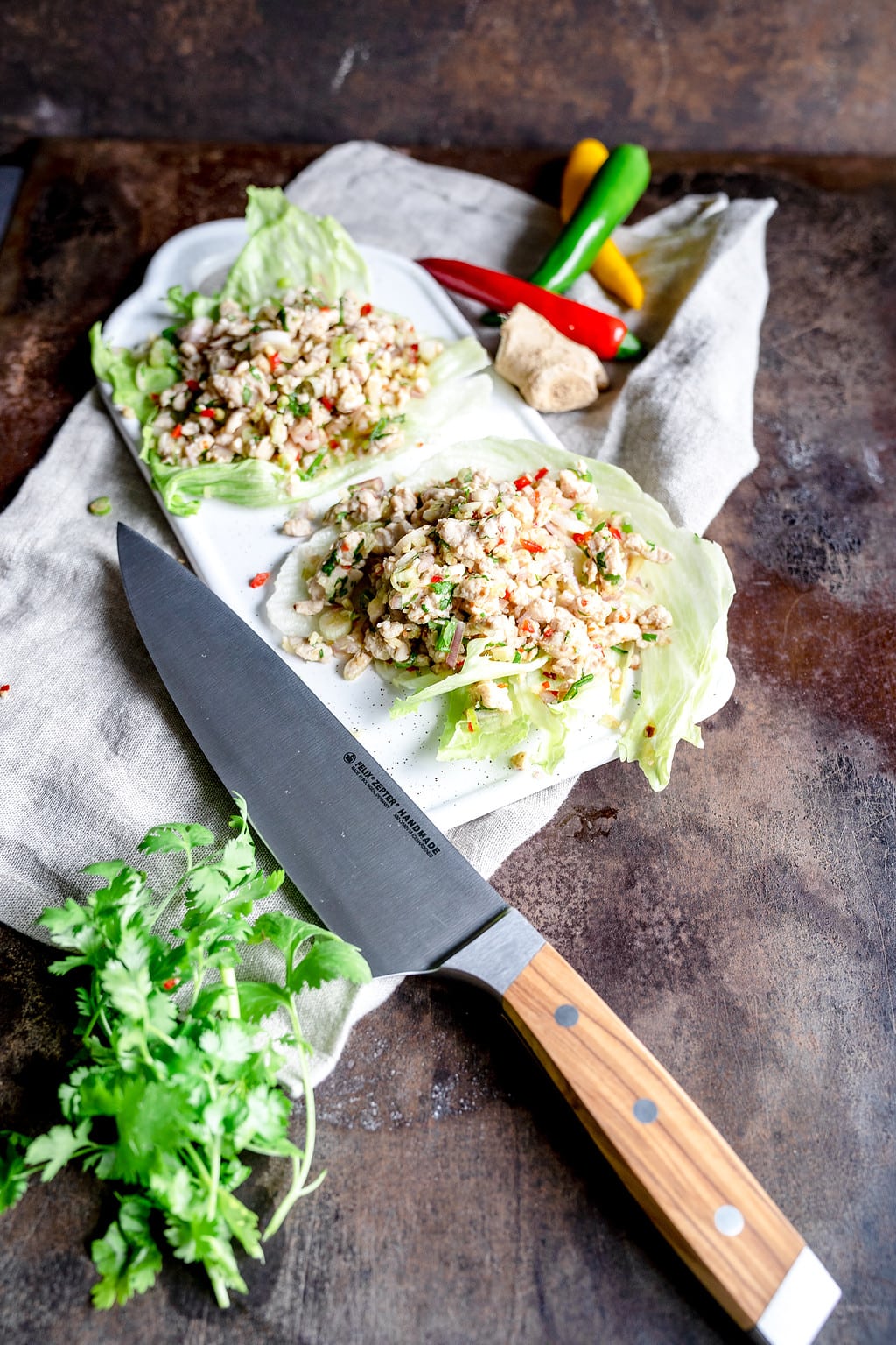 Laab Gai Thailändischer Hähnchensalat Rezept von Gernekochen.de
