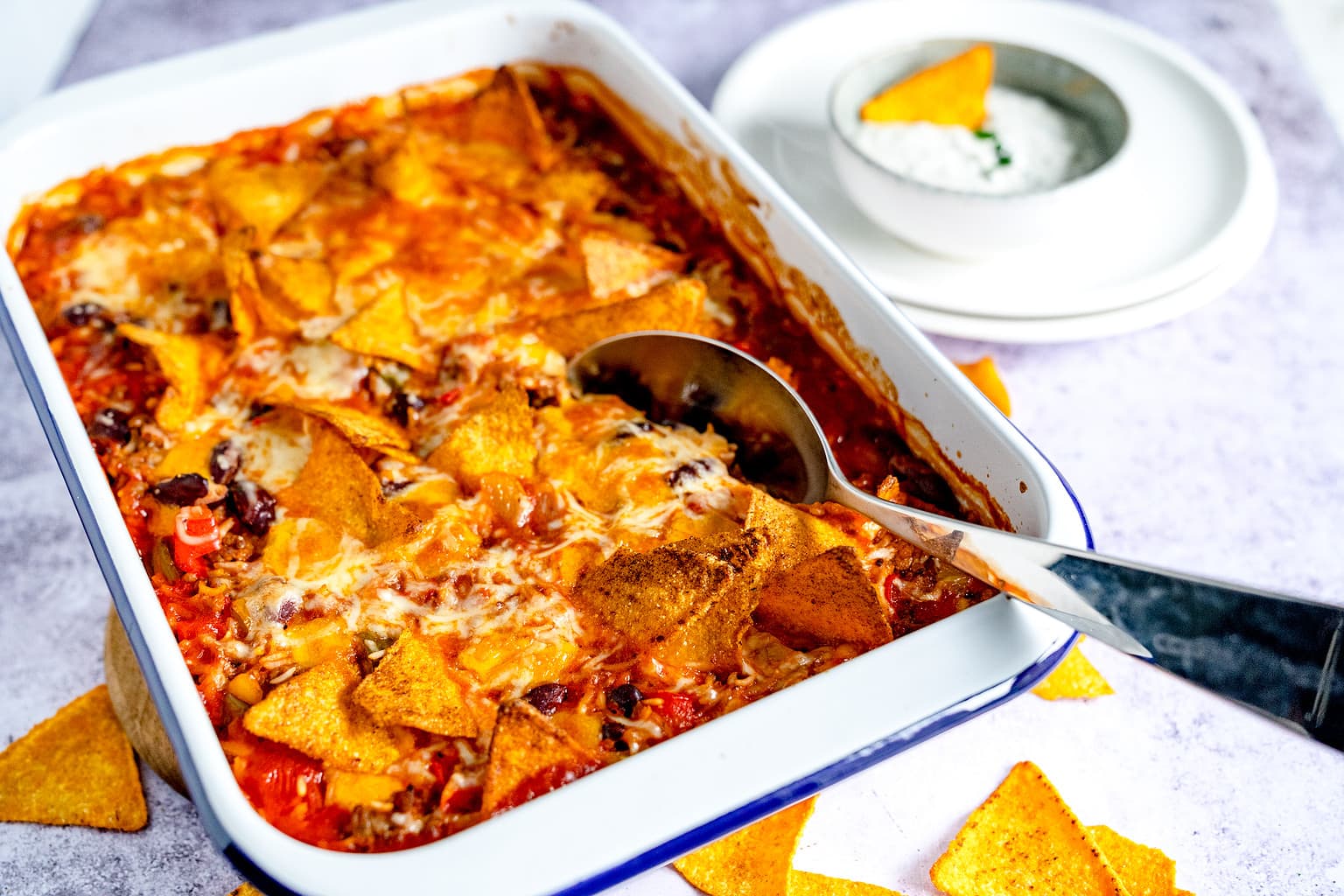 Burrito-Auflauf: Tex-Mex aus dem Ofen- Rezept von Gernekochen.de Burrito-Auflauf: Tex-Mex aus dem Ofen- Rezept von Gernekochen.de