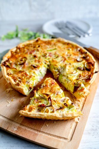 Lauch-Schinken-Quiche