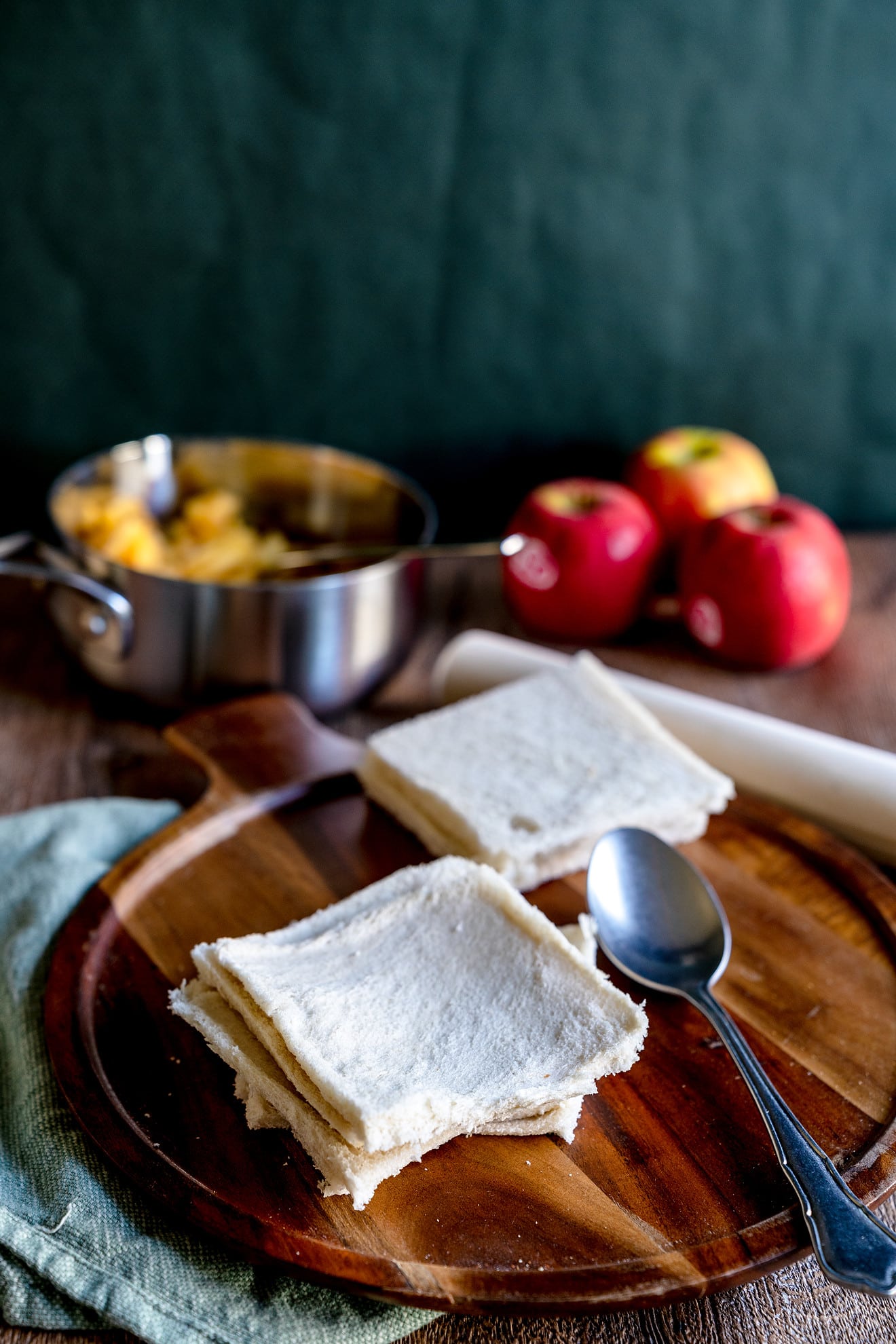 French Toast Rolls mit Apfelfüllung Rezept von Gernekochen.de