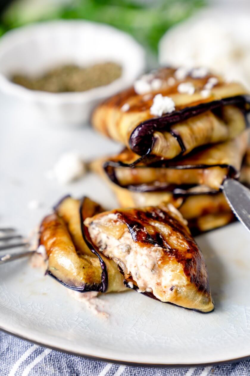 Auberginenpäckchen - Rezept von Gernekochen.de