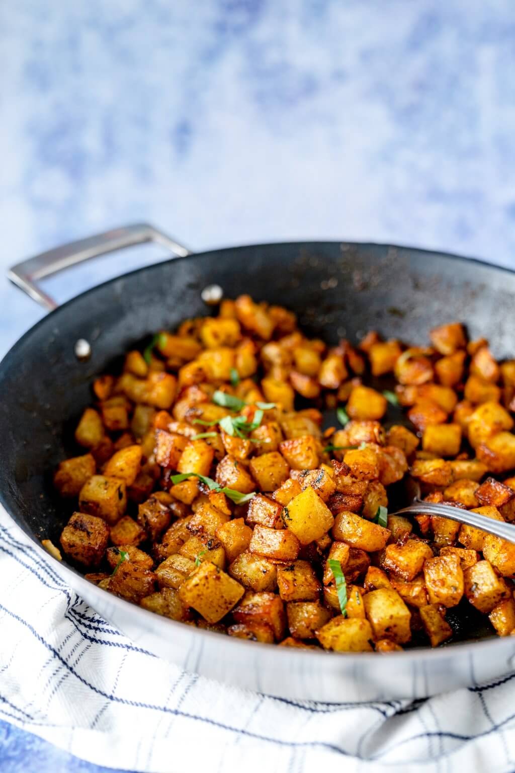 Batata Harra - scharfe Röstkartoffeln - Rezept von Gernekochen.de