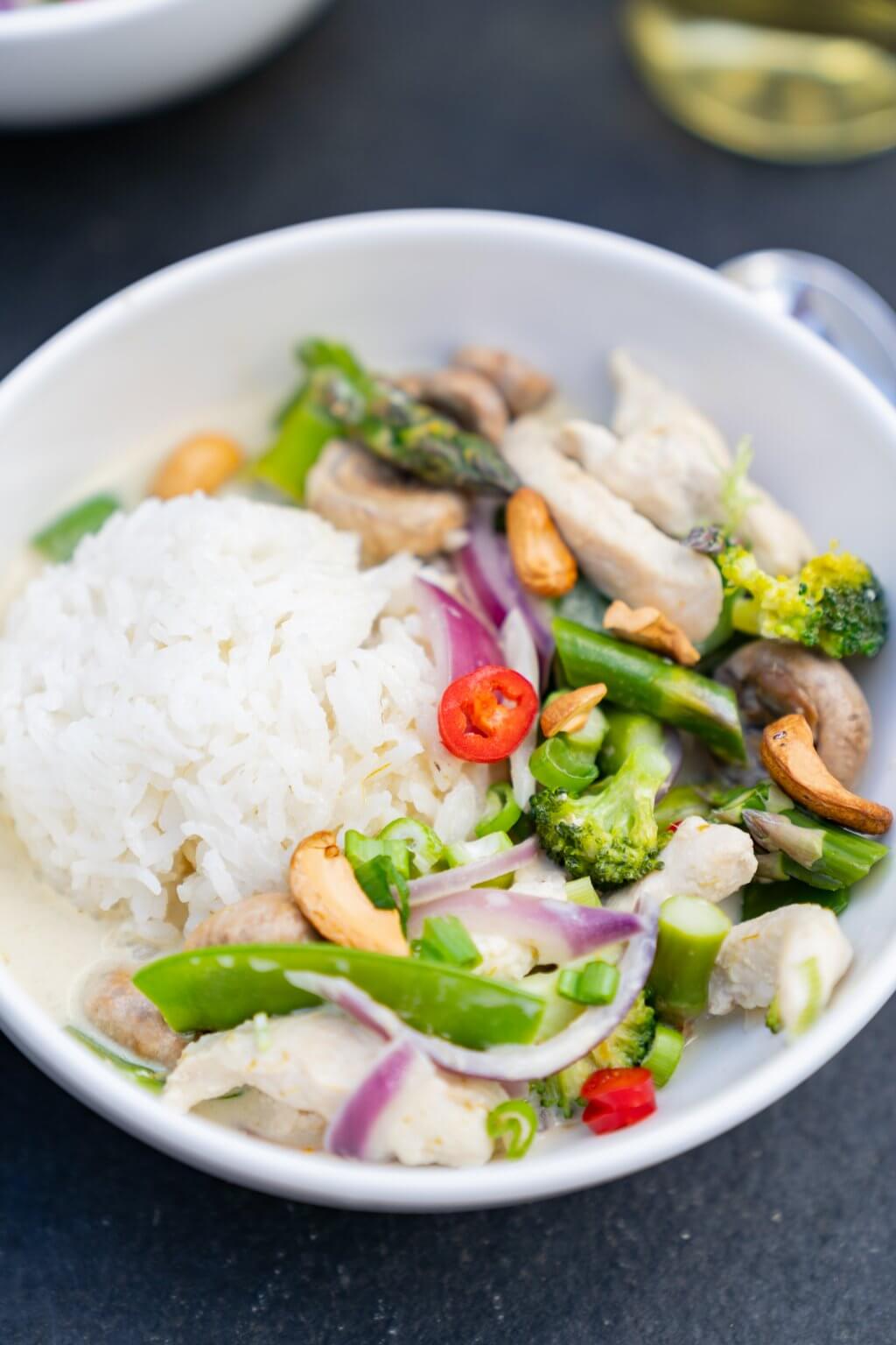 Grünes Thai Curry - Rezept von Gernekochen.de