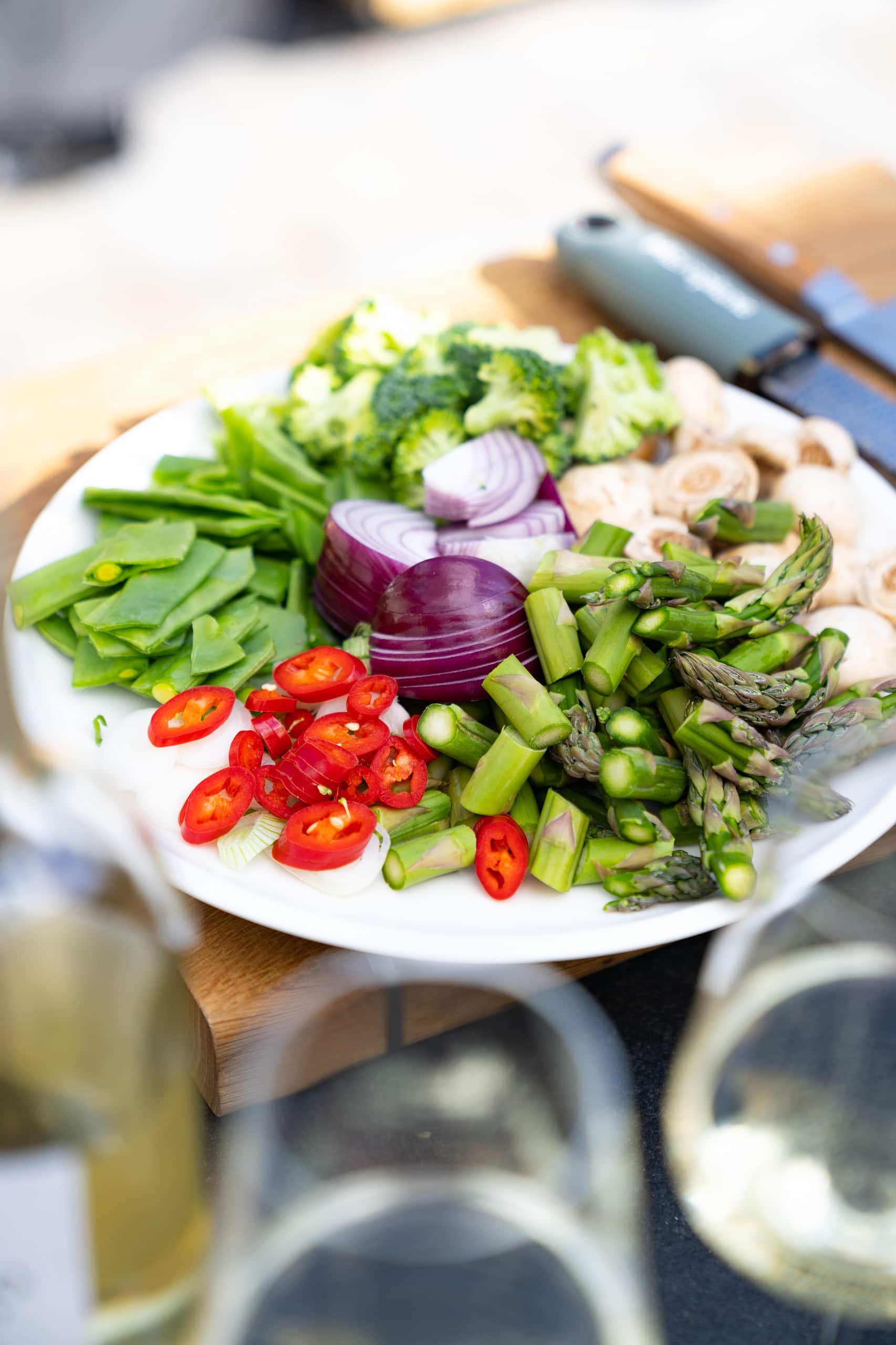 Frisches Gemüse ist die wichtigeste Zutat beim Thai Curry.