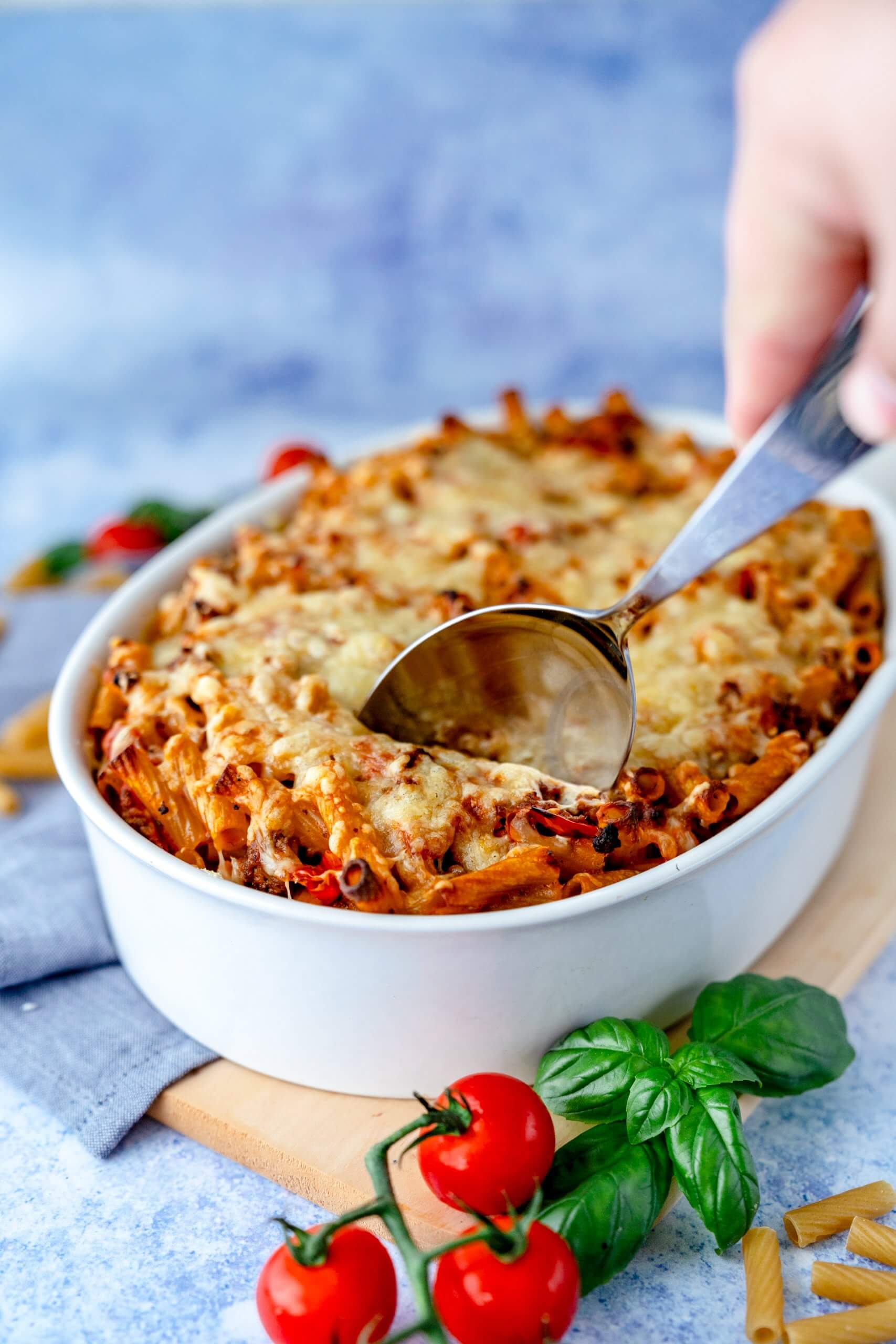 Rigatoni al forno - Rezept von Gernekochen.de