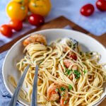 Pasta mit Gambas