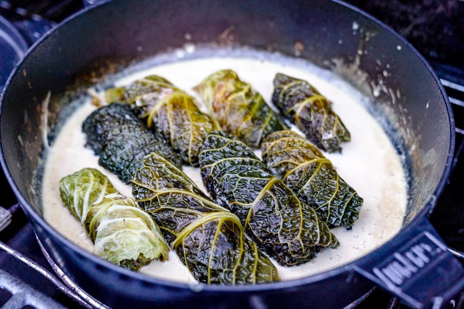 Wirsingrouladen aus dem Dutch Oven Rezept von Gernekochen.de