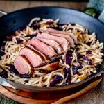 Spätzle-Rotkohl-Pfanne