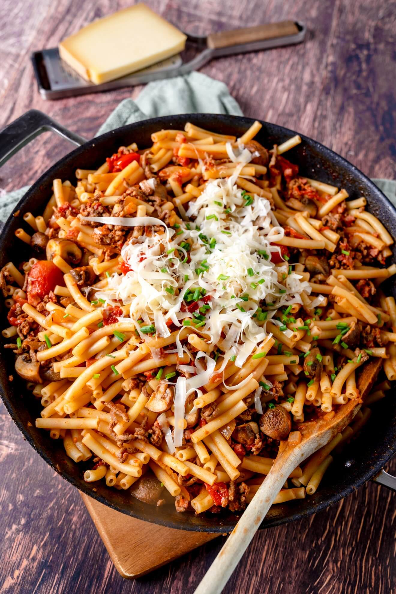 Nudelpfanne - Rezept von Gernekochen.de
