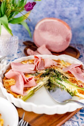Spargel-Quiche