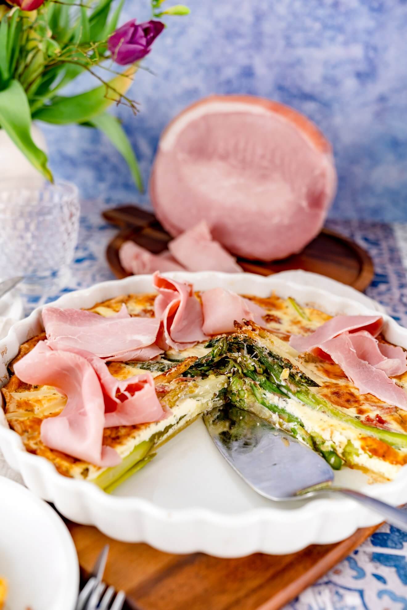 Spargel-Quiche - Rezept von Gernekochen.de