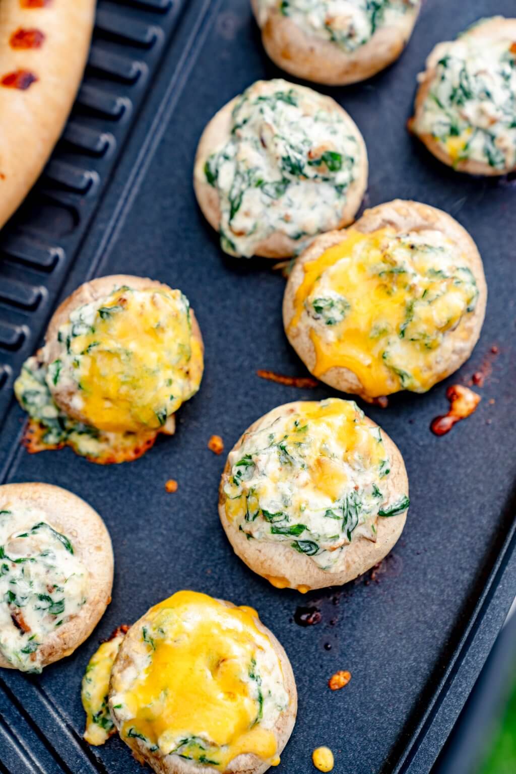 Gefüllte Champignons mit Spinat - Ein Rezept Gernekochen.de Gefüllte Champignons mit Spinat - Ein Rezept Gernekochen.de