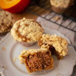 Streusel Muffins mit Kürbis