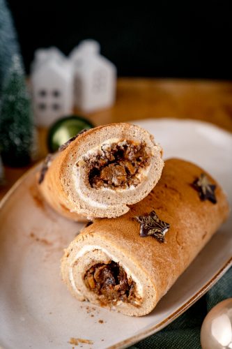 Bratapfel Biskuitrolle