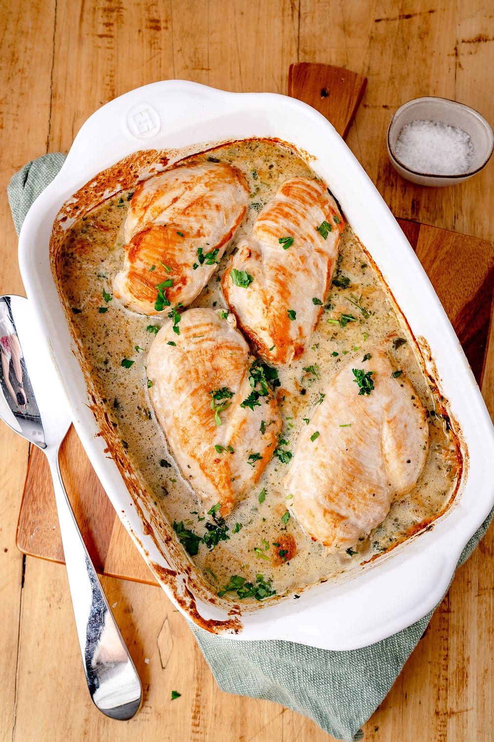 KräuterSahneHähnchen ohne Fix Rezept von Gernekochen.de