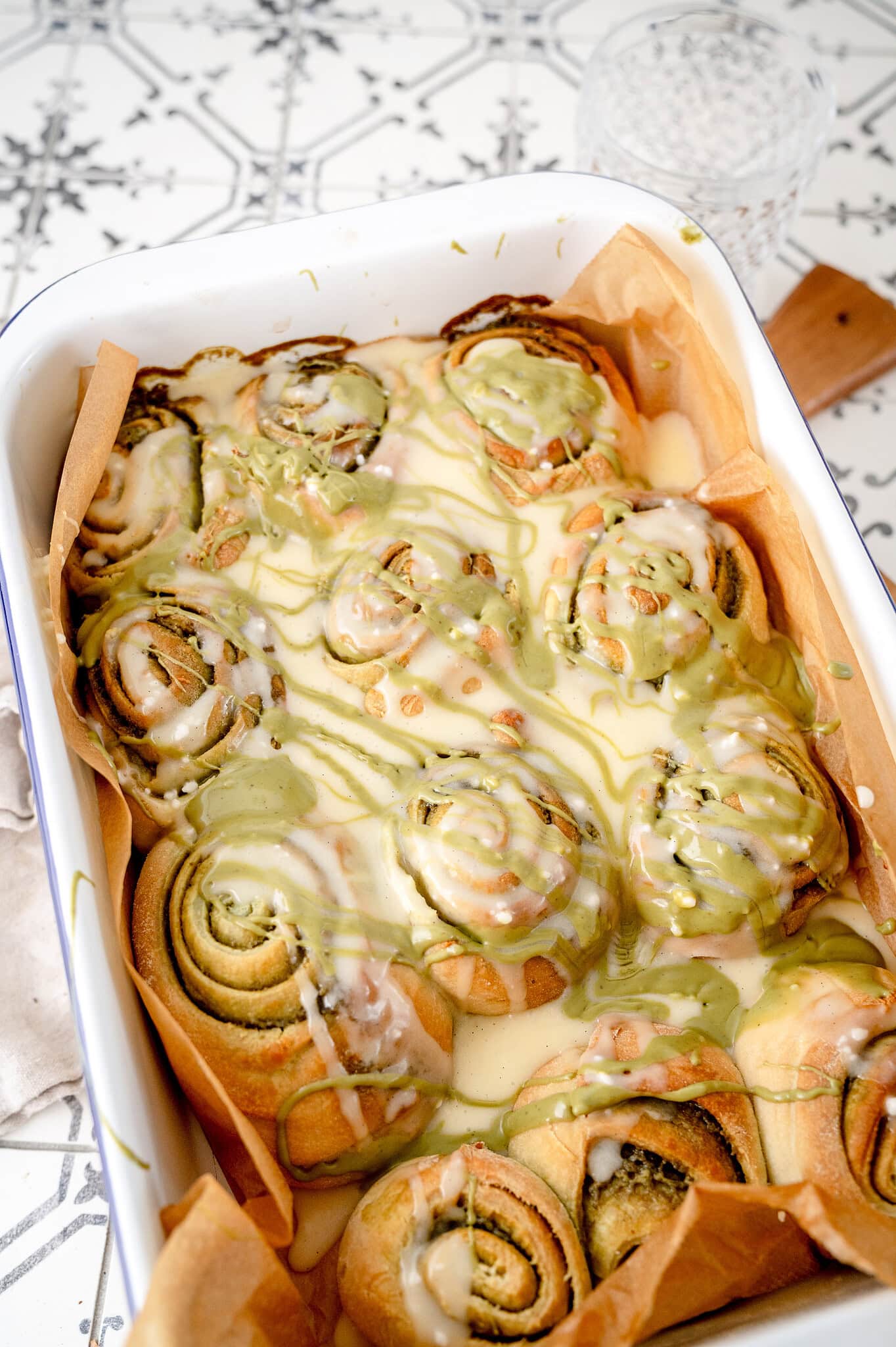 Pistazien Hefeschnecken - Rezept von Gernekochen.de Pistazien Hefeschnecken - Rezept von Gernekochen.de