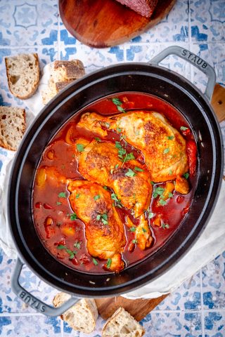 Baskisches Hähnchen