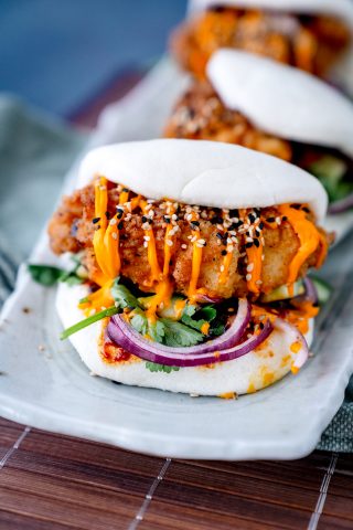 Korean Chicken Bao