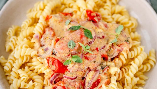 Kräuter-Frischkäse-Nudelsauce