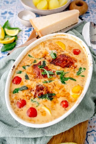 Zitronen-Parmesan-Hähnchen