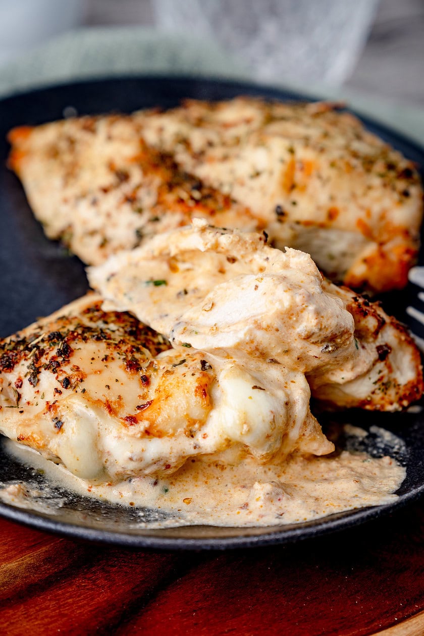 Gefüllte Hähnchenbrust - Rezept von Gernekochen.de